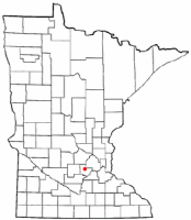 Location of Waconia, Minnesota