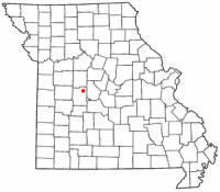 Location of Cole Camp, Missouri