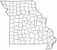 Location of Madison, Missouri