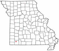 Location of Purdy, Missouri