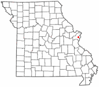 Location of Richmond Heights, Missouri