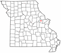 Location of Warrenton, Missouri