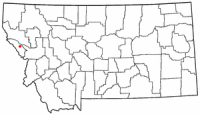 Location of Superior in Montana