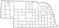 Location of Chadron, Nebraska