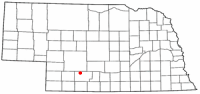 Location of Curtis, Nebraska