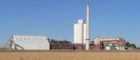 Western Sugar storage facility and closed sugar factory in Mitchell