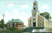 Town Hall and Library c. 1910