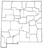 Location of Hatch, New Mexico