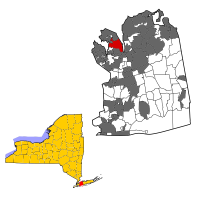 File-Nassau County New York Incorporated and Unincorporated areas Port Washington Highlighted