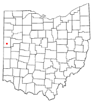 Location of Coldwater, Ohio