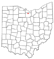 Location of Norwalk, Ohio