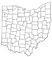 Location of Paulding, Ohio