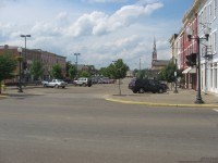 A view of Market Street Plaza in Historic
Boneyfiddle