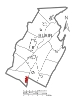 Claysburg  in Blair County