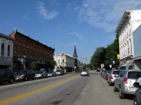 Main Street, looking west toward Lake Street