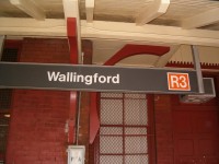 Wallingford SEPTA Station sign