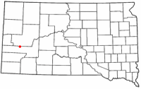 Location of Box Elder, South Dakota