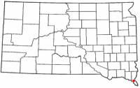 Location of Elk Point, South Dakota