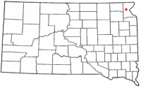 Location of Sisseton, South Dakota