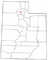 Location of Clearfield, Utah