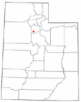 Location of Herriman in Salt Lake County, Utah