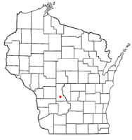 Location of Mauston, Wisconsin