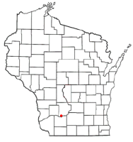 Location of Spring Green, Wisconsin