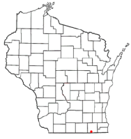 Location of Walworth (town), Wisconsin