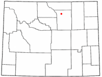 Location of Buffalo, Wyoming
